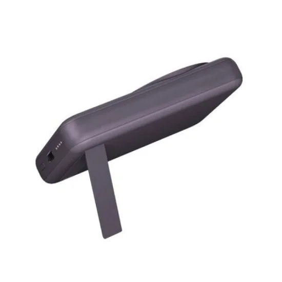 ENERGEA MAGPAC MINI 10000MAH ULTRA SLIM MAGSAFE COMPATIBLE POWER BANK WITH BUILT-IN VIDEO STAND - PURPLE